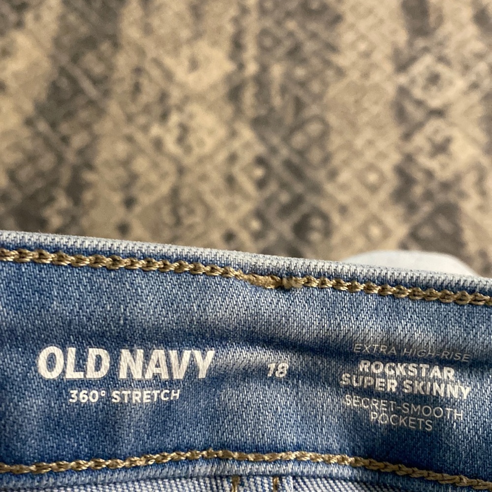 Pre owned Rocket Star white wash stretch, jeans